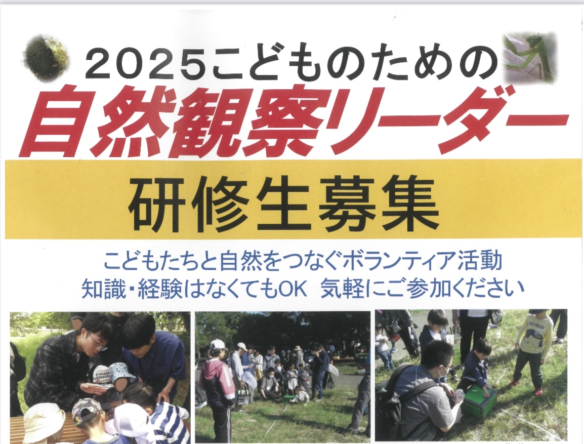 自然観察リーダー研修生募集について